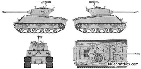 M4 Sherman Tank Blueprints