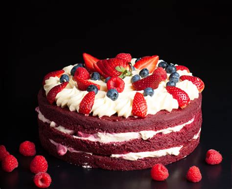Naked Red Velvet Cake Sydney Cbd Cakes Sponge Cakes Sydney