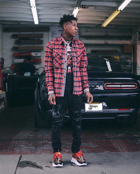 Youngboy Nba Ft Off White Flannel Amiri Jeans Versace Sneakers