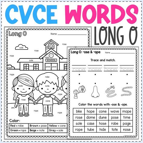 Help Your Students Practice Long O CVCe Words Through This Set Of 44