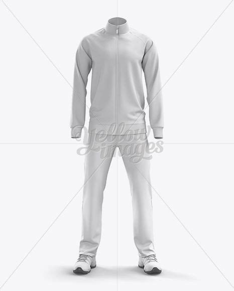 mens tracksuit mock  front view  apparel mockups  yellow images object mockups