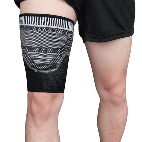 Women Men Thigh Support Brace Upper Leg Anti Slip Compression Sleeve