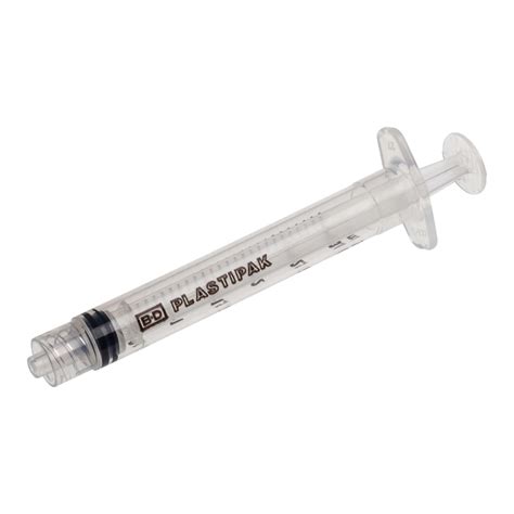 Bd Plastipak Hypodermic Syringe Luer Lok Concentric Ml Pack