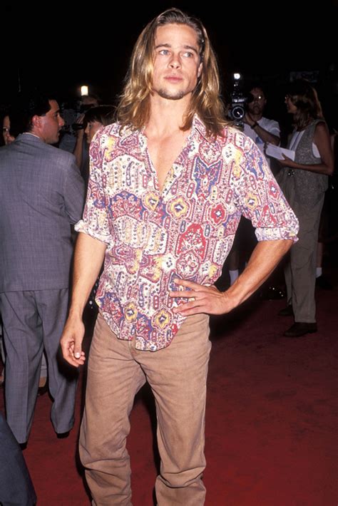 However, he is probably most famous for working a rough brad pitt 90s haircut. Actual 90s babe, Brad Pitt | 90s fashion men, 90s fashion