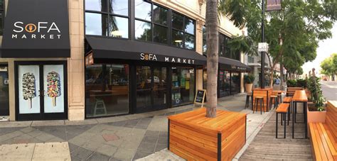Viele menschen sehen sofa marken in braun und grau als die passende wahl für sich. SanJose.com | SoFA Market, Downtown San Jose