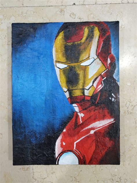 Made For A Friend Iron Man Painting Canvases Painting T Canvas