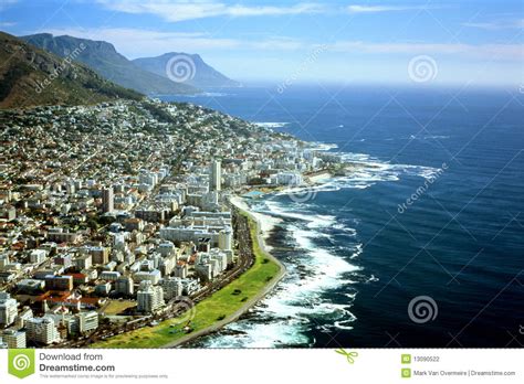 Aerial View Of Cape Town South Africa Stock Photo Image Of Home