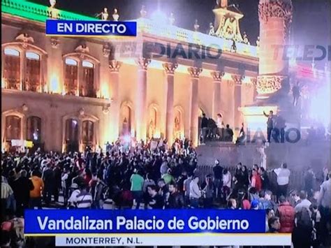 Ayuntamiento de juárez unidad administrativa benito juárez. Vandalismo Palacio de Gobierno Monterrey Nuevo Leon Mexico 5 Enero 2017 - YouTube