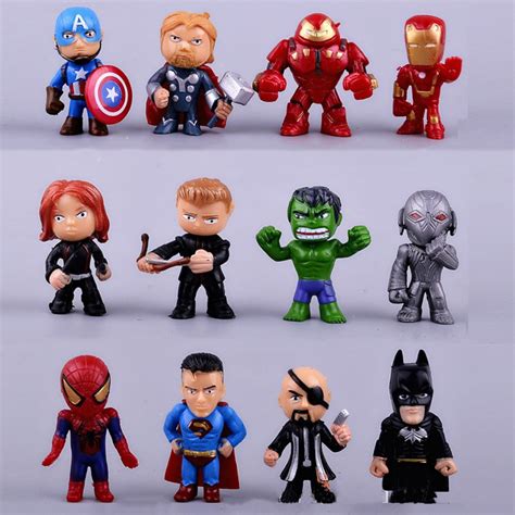 12pcsset Avengers Toys Mini The Avengers Figures Shopee Philippines