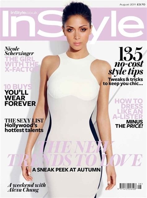 Nicole Scherzinger Cover Of Instyle Magazine August 2011 Mythirtyspot