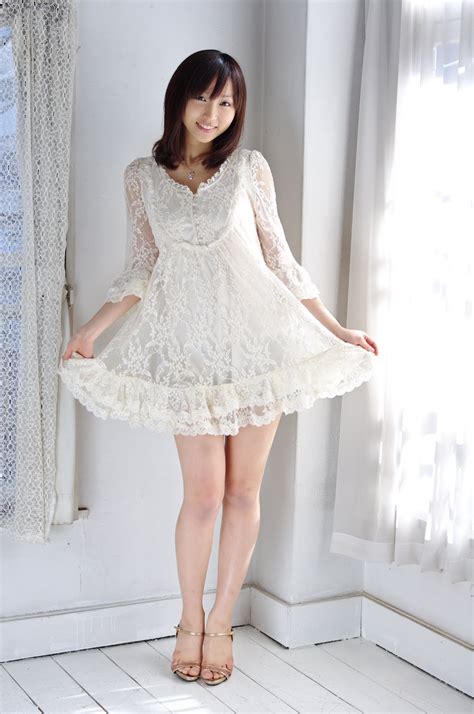 Risa Yoshiki In Cute Dress Japanese Idol 2012