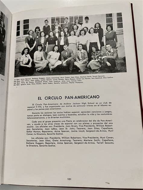 1948 Andrew Jackson High School Yearbook Jacksonville Florida The