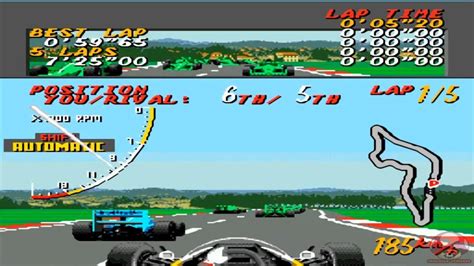 Gameplay Super Monaco Gp Mega Drivegenesis Hd Youtube