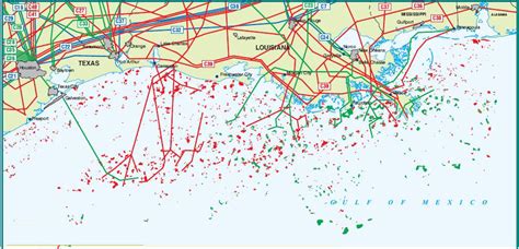 Gulf Of Mexico Pipeline Map