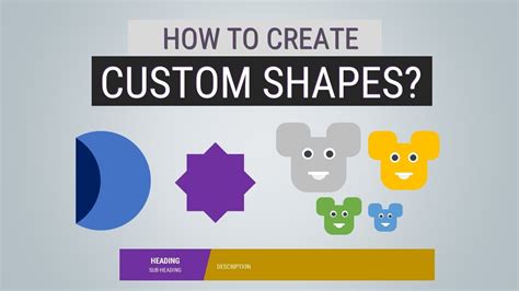 Powerpoint Basics 2 How To Create Custom Shapes In Simple Steps Youtube