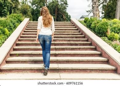 Women Walking Up The Stairs Images Stock Photos D Objects