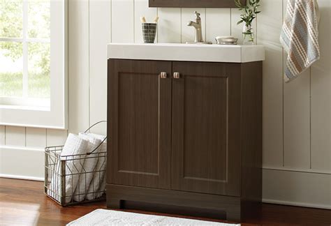 Rsi home products c14136a richmond bathroom vanity cabinet with top, fully assembled, 2 door, white, 36 x 31 x18 in. Bathroom Vanities, Sinks & Cabinets Buying Guide at The ...