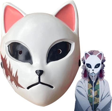 Fox Mask Demon Slayer Tanjirousabitomakomo Anime Kimetsu No Yaiba Cat