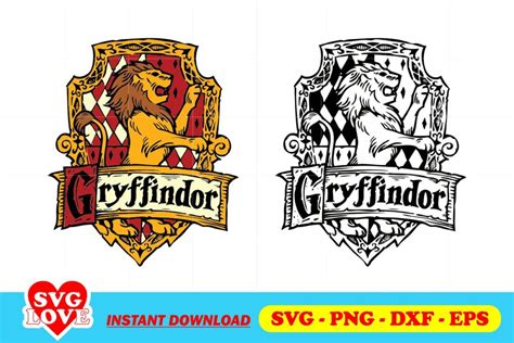 Harry Potter Gryffindor Svg Gravectory