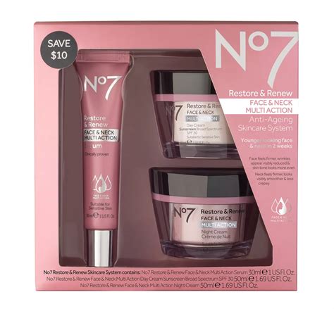 No7 Restore And Renew Multi Action Skincare System Reviews 2021