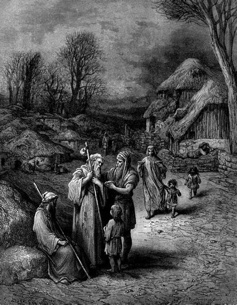 Gustave Doré Hospitality Of Barbarians To Pilgrims Free Stock