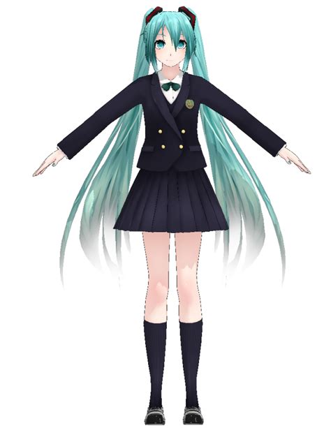 Miku Hatsune School Uniform Rondline Mikumikudance Wiki Fandom
