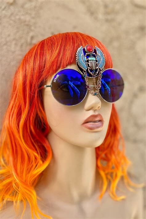 Third Eye Sunglasses Rave Festival Outfit Shades Glasses Etsy