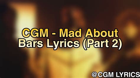 Cgm Zk X Dodgy X Ty Mad About Bars Lyrics Cgm Lyrics Youtube