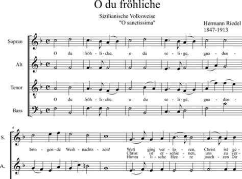 Перевод песни o du fröhliche — рейтинг: O du fröhliche(bearb. von Hermann Riedel) - .... Anonymus | Noten zum Download