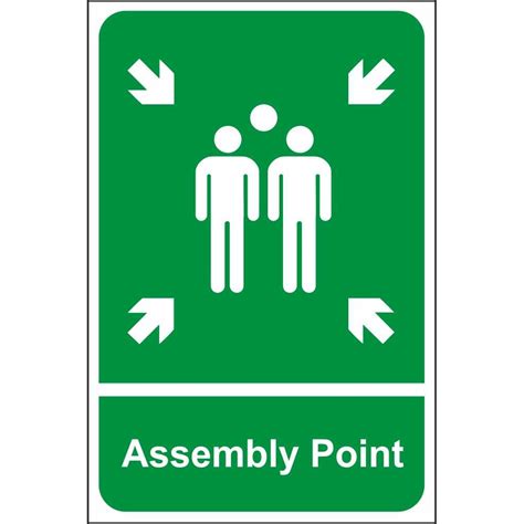 Assembly Point Signs Emergency Escape Fire Safety Signs Ireland