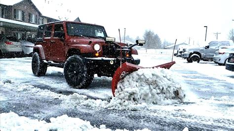 Jeep Wrangler Snow Plowing Can It Really Do It Your Jeep Guide