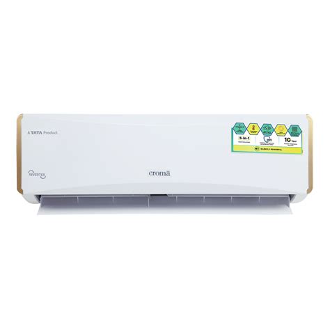 Buy Croma 5 In 1 Convertible 1 4 Ton 3 Star Inverter Split Ac With Self Diagnosis Copper