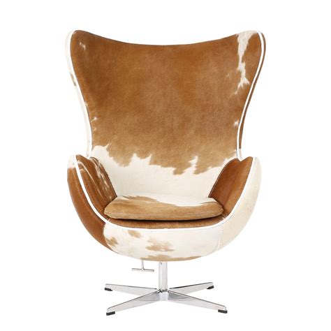 Dine like a king with these stylish, comfortable & upholstered cowhide dining chair at alibaba.com. Egg Chair Covered With Pony Cowhide Leather And Aluminium ...