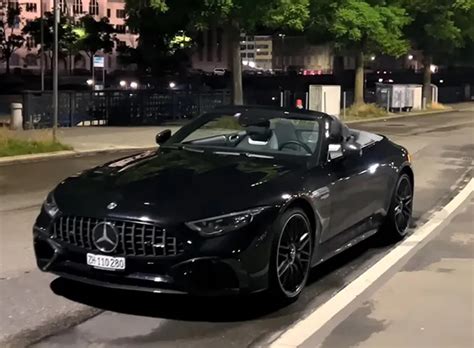 2023 Mercedes Amg Sl 63 Full Night Drive Review Interior Exterior Sound
