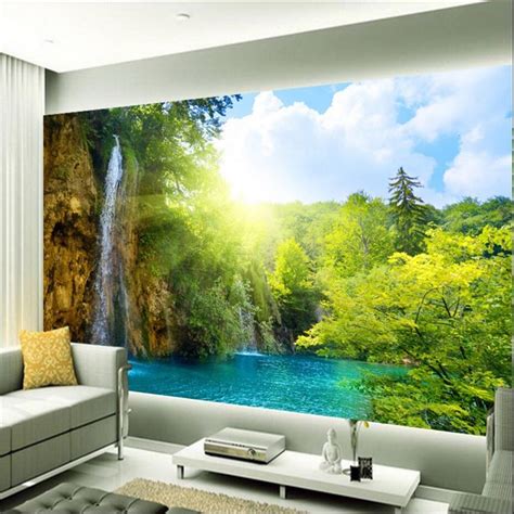 Buy Custom Photo Wallpaper Waterfall