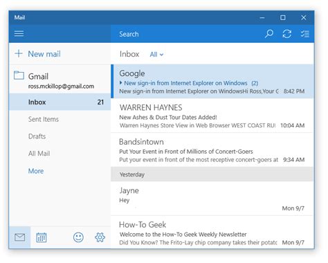 #gmail #windows10 #tips gmail is one of the most popular email clients around, so it makes sense that you'd want to access it straight from your windows 10. How to Set Up Gmail in Windows 10 - Simple Help