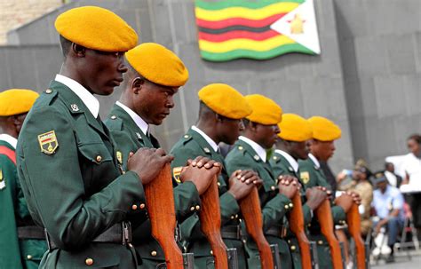 Zim Army Gets Down To Business The Mail And Guardian