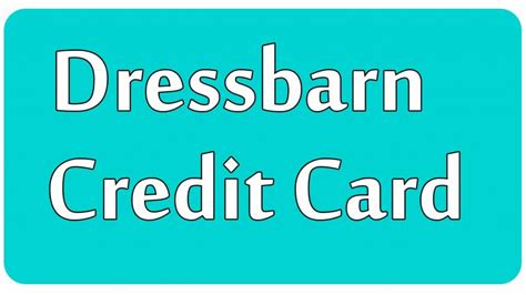 Dressbarn.com accepts the following credit cards get the dressbarn app! Dressbarn Credit Card Login, Registration, Forgot Password