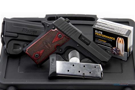 Sig Sauer P238 Rosewood 380 Acp New Package W For Sale