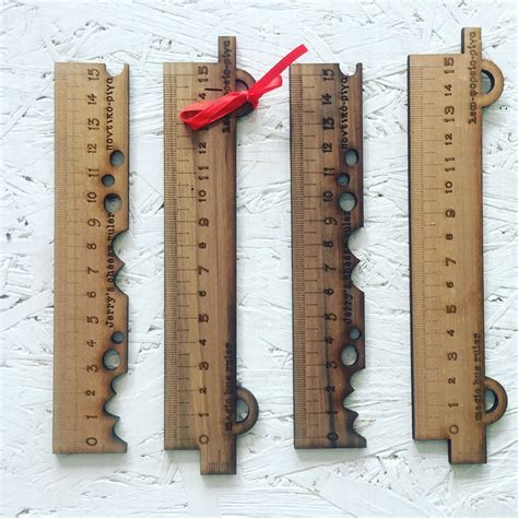 Wooden Rulers For The Kids And For U Too Cetvel