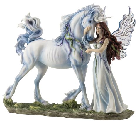 Lions, tigers, and unicorn decor. 30cm Mystical Unicorn with Fairy Princess Ornament by ...