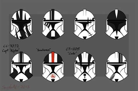 Clone Trooper Helmet Designs Phase 1 On