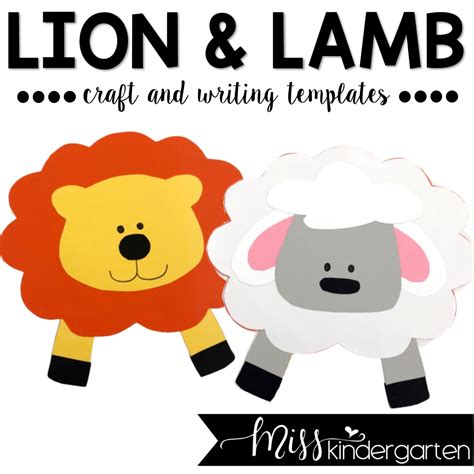 In Like A Lion Out Like A Lamb Lion And Lamb Craft Miss Kindergarten