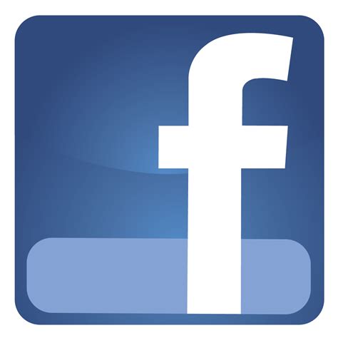 Shiny Facebook Logo Symbol Square Glossy Png Transparent Background