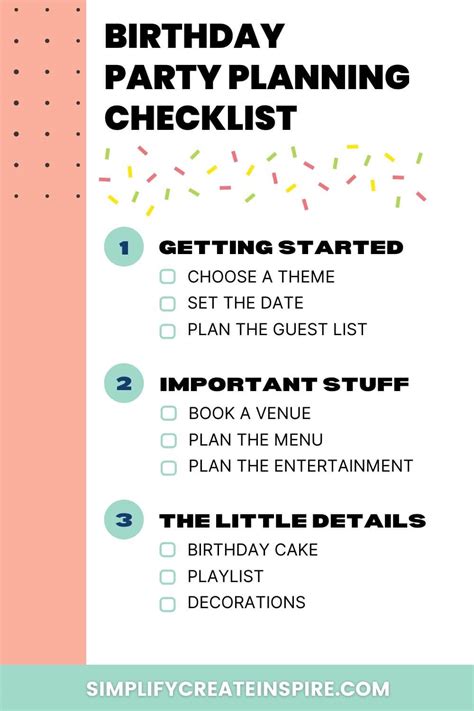 How To Plan A Kids Birthday Party