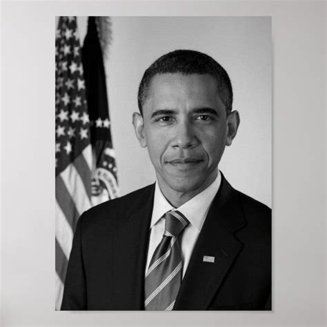 President Barack Obama Official Portrait Poster Uk