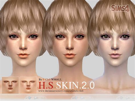 S Club Wmll Thesims4 Hs Nd Skintones20 The Sims 4 Skins Skin