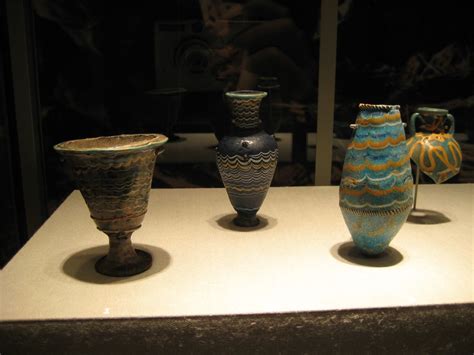 Three Core Formed Egyptian Vessels 1 Goblet 18th Dynasty  Flickr