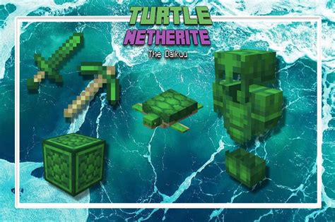 Turtle Netherite Minecraft Texture Pack