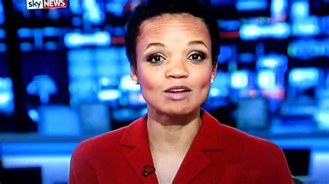 Bbc newsreader martine croxall appeared close to tears as she announced that the broadcaster was. Sky News Presenter - Lukwesa Burak - Rhiannon look alike ...